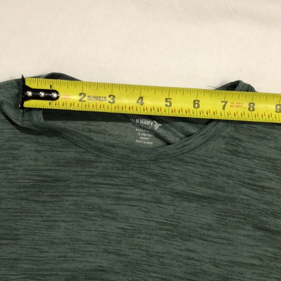 Green Old Navy Athletic Breathable Cinched Shirt - Picture 8 of 8